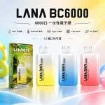 LANA Bar BC 6000 超涼款一次性電子煙